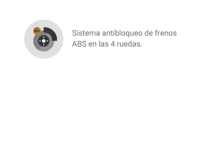 Sistema antibloqueo de frenos ABS en las 4 ruedas de tu Chevrolet Tornado Van 2023